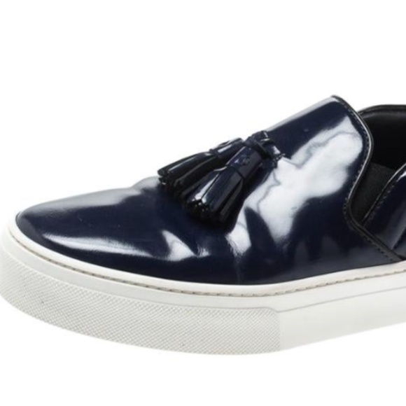 Celine Blue Tassel Slip On Sneakers - size 39.5 / 9.5 - Picture 5 of 6